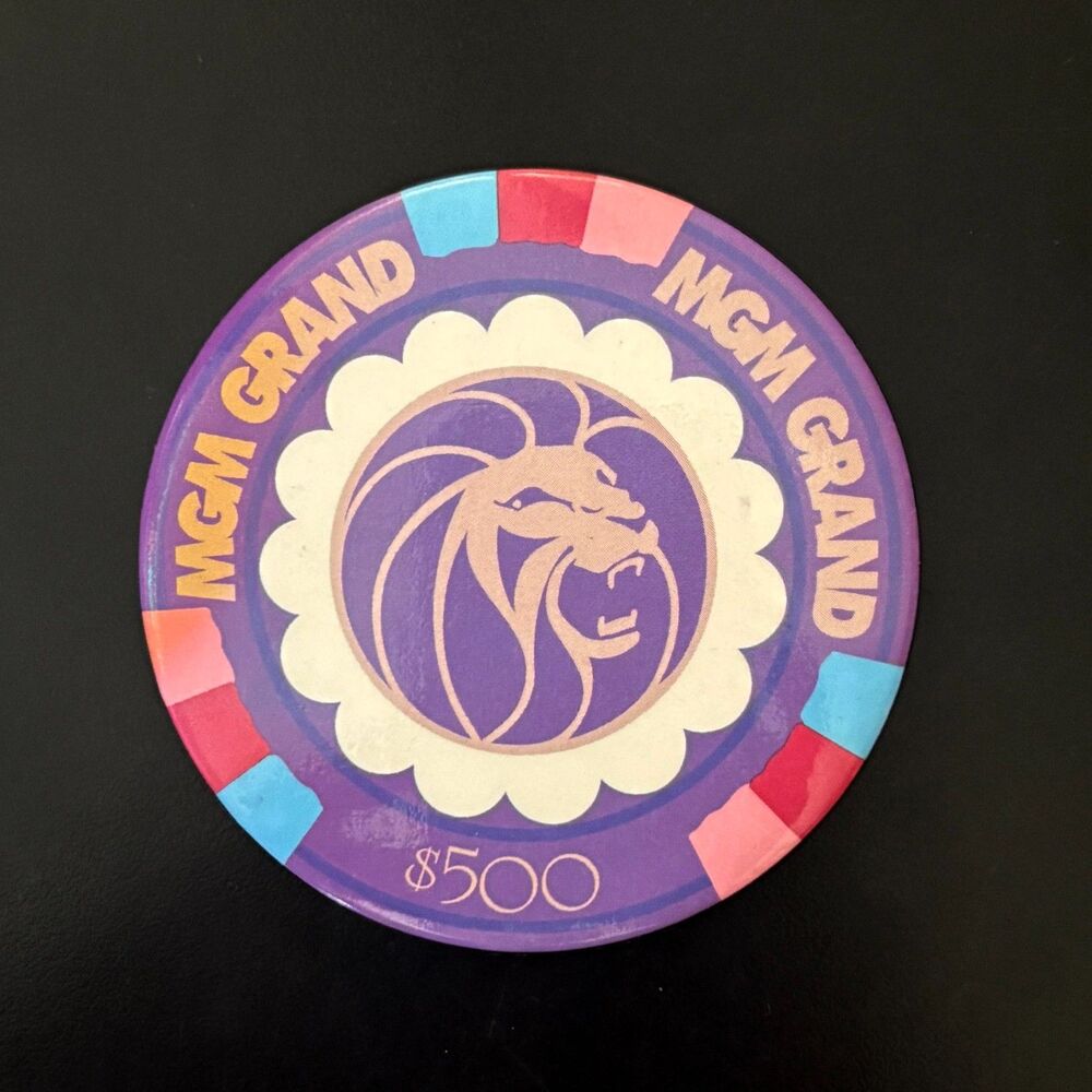 MGM Grand in Las Vegas, Nevada. Pinback Button. 3"
